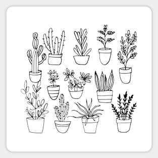 Potted Plants Magnet